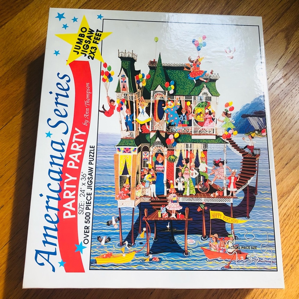 Vintage Retro 1992 500 Piece Jumbo Jigsaw Puzzle